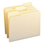 Smead 100% Recycled Manila Top Tab File Folders, 1/3-Cut Tabs, Letter Size, 100/Box view 3