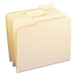 Smead 100% Recycled Reinforced Top Tab File Folders, 1/3-Cut Tabs, Letter Size, Manila, 100/Box view 2