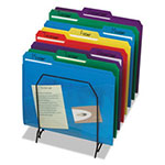 Smead Poly Colored File Folders with Slash Pocket, 1/3-Cut Tabs, Letter Size, Assorted, 30/Box view 5