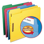 Smead Top Tab Colored 2-Fastener Folders, 1/3-Cut Tabs, Letter Size, Assorted, 50/Box view 2