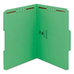 Smead Top Tab Colored 2-Fastener Folders, 1/3-Cut Tabs, Letter Size, Green, 50/Box view 5