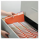 Smead Colored File Folders, 1/3-Cut Tabs, Letter Size, Orange, 100/Box view 3
