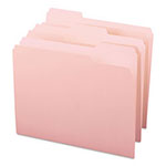 Smead Colored File Folders, 1/3-Cut Tabs, Letter Size, Pink, 100/Box view 3