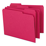 Smead Colored File Folders, 1/3-Cut Tabs, Letter Size, Red, 100/Box view 4