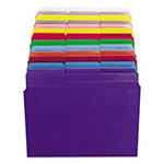 Smead Reinforced Top Tab Colored File Folders, 1/3-Cut Tabs, Letter Size, Yellow, 100/Box view 4