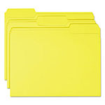 Smead Colored File Folders, 1/3-Cut Tabs, Letter Size, Yellow, 100/Box view 3