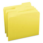 Smead Colored File Folders, 1/3-Cut Tabs, Letter Size, Yellow, 100/Box view 4