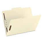 Smead Top Tab 2-Fastener Folders, 1/3-Cut Tabs, Letter Size, 11 pt. Manila, 50/Box view 3