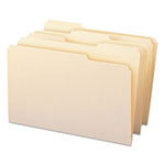 Smead Reinforced Tab Manila File Folders, 1/3-Cut Tabs, Legal Size, 11 pt. Manila, 100/Box view 3