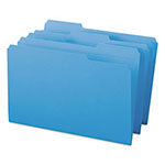 Smead Reinforced Top Tab Colored File Folders, 1/3-Cut Tabs, Legal Size, Blue, 100/Box view 5