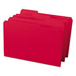 Smead Reinforced Top Tab Colored File Folders, 1/3-Cut Tabs, Legal Size, Red, 100/Box view 4