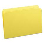 Smead Reinforced Top Tab Colored File Folders, Straight Tab, Legal Size, Yellow, 100/Box view 4