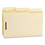 Smead SuperTab Reinforced Guide Height 2-Fastener Folders, 1/3-Cut Tabs, Legal Size, 11 pt. Manila, 50/Box view 3