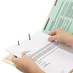 Smead Manila End Tab Classification Folders, 1 Divider, Letter Size, Manila, 10/Box view 2