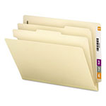 Smead Manila End Tab Classification Folders, 2 Dividers, Letter Size, Manila, 10/Box view 3
