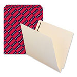 Smead 100% Recycled Manila End Tab Folders with Two Fasteners, Straight Tab, Letter Size, 50/Box view 3