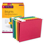 Smead Colored Hanging File Folders, Letter Size, 1/5-Cut Tab, Assorted, 25/Box view 4