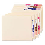 Smead AlphaZ Color-Coded Labels Starter Set, A-Z, 1.16 x 3.13, Assorted, 5/Sheet, 300 Sheets/Box view 1