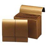 Smead Indexed Expanding Kraft Files, 12 Sections, 1/12-Cut Tab, Letter Size, Kraft view 3