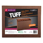 Smead TUFF Expanding Files, 12 Sections, 1/12-Cut Tab, Letter Size, Redrope view 4