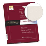 Southworth 100% Cotton Premium Weight Linen Resume Paper, 32 lb, 8.5 x 11, Almond, 100/Pack view 1