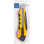 Sparco PVC Grip Knife, Stainless Steel Chamber, Yellow/Black view 1