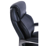 SertaPedic Cosset High-Back Executive Chair, Supports up to 275 lbs., Black Seat/Black Back, Slate Base view 2