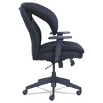 SertaPedic Cosset Ergonomic Task Chair, Supports up to 275 lbs., Black Seat/Black Back, Black Base view 1