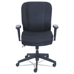 SertaPedic Cosset Ergonomic Task Chair, Supports up to 275 lbs., Black Seat/Black Back, Black Base view 3
