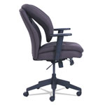 SertaPedic Cosset Ergonomic Task Chair, Supports up to 275 lbs., Gray Seat/Gray Back, Black Base view 2