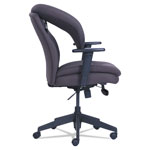SertaPedic Cosset Ergonomic Task Chair, Supports up to 275 lbs., Gray Seat/Gray Back, Black Base view 3