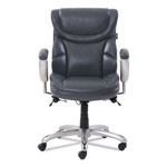 SertaPedic Emerson Task Chair, Supports up to 300 lbs., Gray Seat/Gray Back, Silver Base view 1
