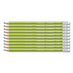 Staedtler Wopex Extruded Pencil, HB (#2), Black Lead, Green Barrel, 10/Pack view 1