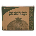 Stout Controlled Life-Cycle Plastic Trash Bags, 13 gal, 0.7 mil, 24