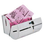 Stout Plastic Feminine Hygiene Disposal Bag Dispenser, Gray view 4