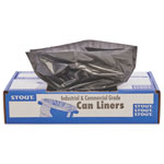Stout Total Recycled Content Plastic Trash Bags, 45 gal, 1.5 mil, 40