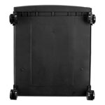 Storex Single-Drawer Mobile Filing Cabinet, 14.75w x 18.25d x 12.75h, Black/Teal view 4