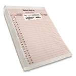 Tabbies Patient Sign-In Label Forms, 8 1/2 x 11 5/8, 125 Sheets/Pack, Salmon view 2