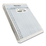 Tabbies Patient Sign-In Label Forms, 8 1/2 x 11 5/8, 125 Sheets/Pack, Blue view 4