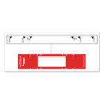 Tabbies File Pocket Handles, 9.63 x 2, Red/White, 4/Sheet, 12 Sheets/Pack view 5