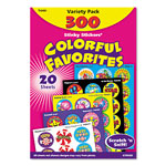 Trend Enterprises Stinky Stickers Variety Pack, Colorful Favorites, 300/Pack view 1