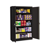 Tennsco Assembled Jumbo Steel Storage Cabinet, 48w x 18d x 78h, Black orginal image