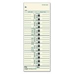 TOPS Time Clock Cards, Replacement for 10-800292/M-33, One Side, 3.5 x 9, 100/Pack orginal image