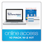 Adams Business Forms Six-Part W-2 Online Tax Kit, Six-Part Carbonless, 5.5 x 8, 10/Pack view 3