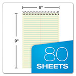 Ampad Steno Pads, Gregg Rule, Green Cover, 80 Green-Tint 6 x 9 Sheets, 6/Pack view 3