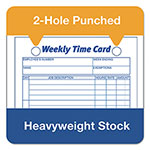 TOPS Weekly Employee Time Cards, One Side, 4.25 x 6.75, 100/Pack view 2