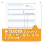 TOPS Spiralbound Service Invoices, Two-Part Carbonless, 8.5 x 7.75, 1/Page, 50 Forms view 4