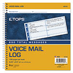 TOPS Voice Message Log Books, 8.5 x 8.25, 1/Page, 800 Forms view 1