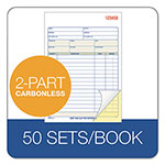 TOPS Sales Order Book, Two-Part Carbonless, 5.56 x 7.94, 1/Page, 50 Forms view 2