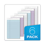 TOPS Prism + Colored Writing Pads, Wide/Legal Rule, 50 Assorted Pastel-Color 8.5 x 11.75 Sheets, 6/Pack view 3